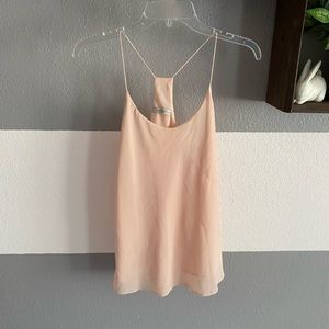 Peach skinny strap